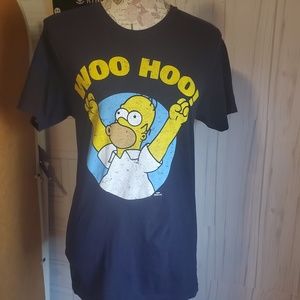 The Simpsons HOMER WOO HOO TEE UNISEX SMALL